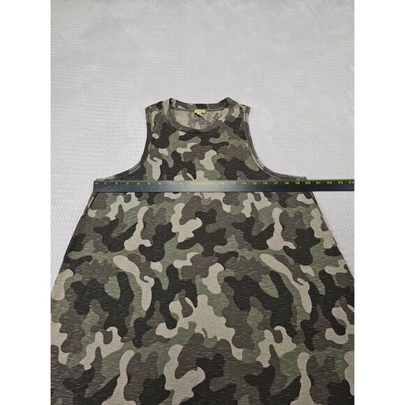 True Craft Dress Womens XL Camoflauge Sleeveless Ribbed Tshirt Dress - Picture 5 of 8